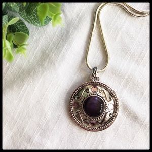 Purple Stone Pendant